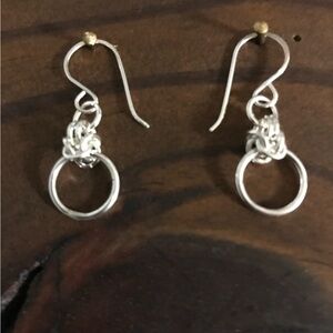 Elegant Silver Hoop Earrings